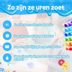 Set XL pour fabriquer du slime avec tablier