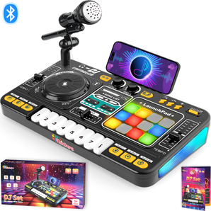 Set DJ pour enfants avec Bluetooth et microphone - Rechargeable